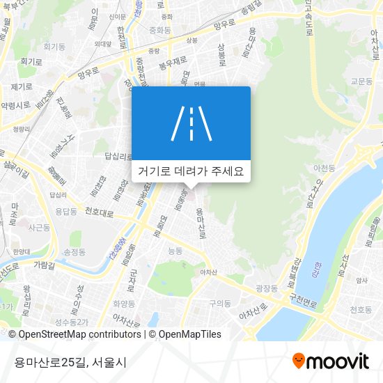 용마산로25길 지도