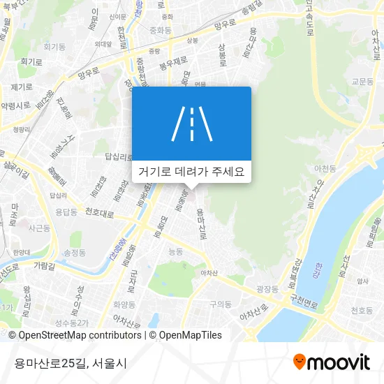 용마산로25길 지도