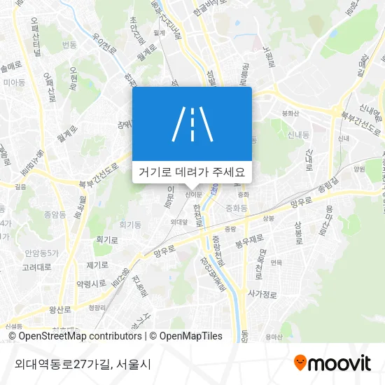 외대역동로27가길 지도