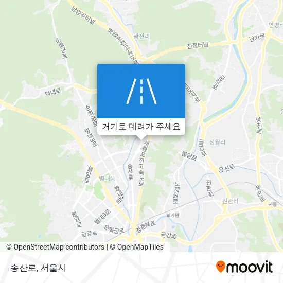 송산로 지도