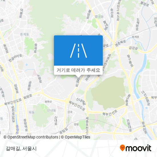 갈매길 지도