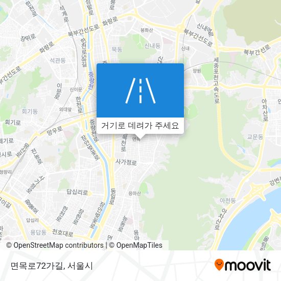 면목로72가길 지도