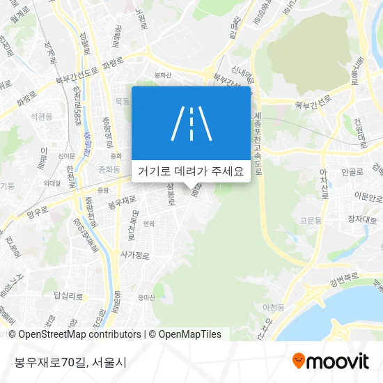 봉우재로70길 지도
