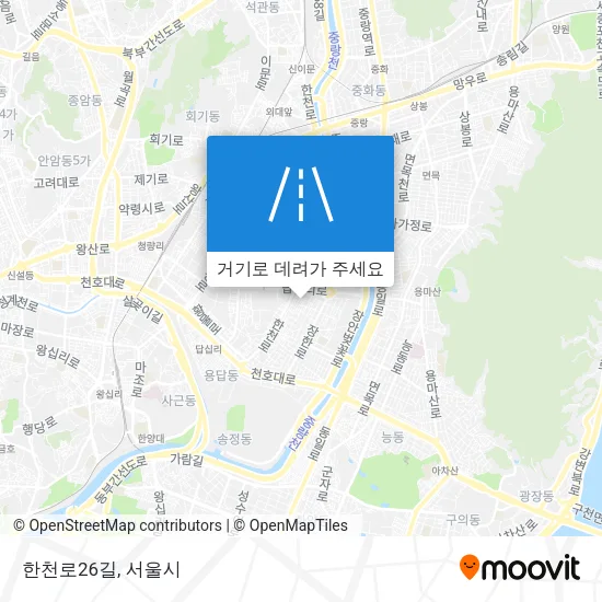 한천로26길 지도