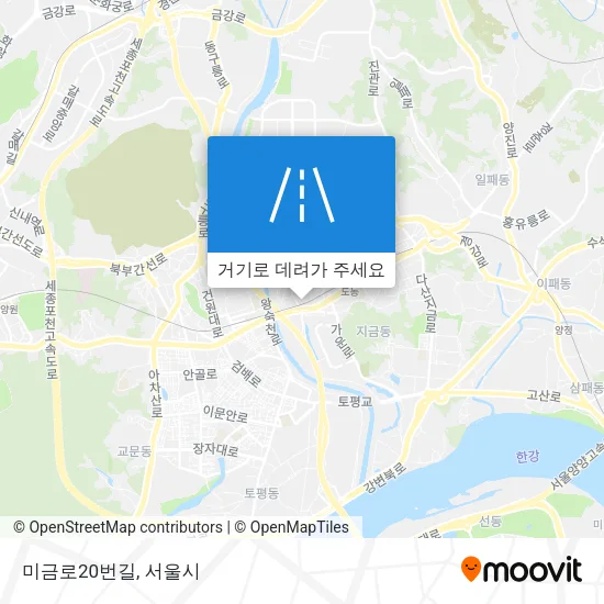 미금로20번길 지도