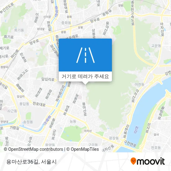 용마산로36길 지도
