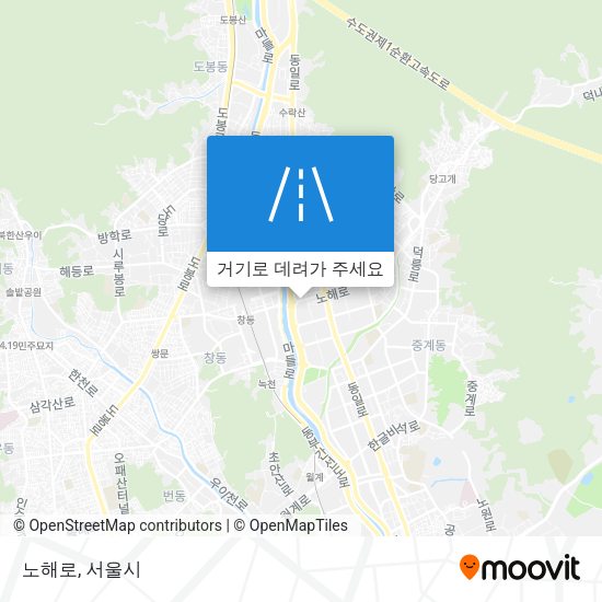 노해로 지도