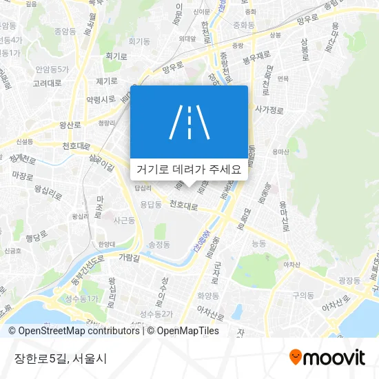 장한로5길 지도