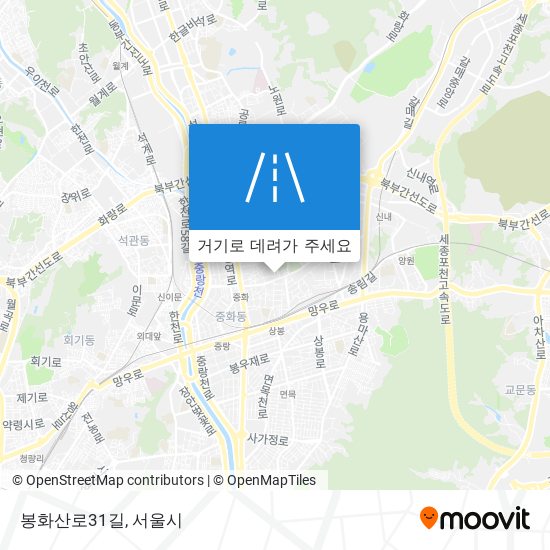 봉화산로31길 지도