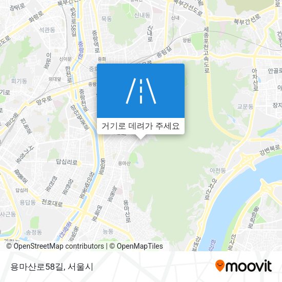 용마산로58길 지도