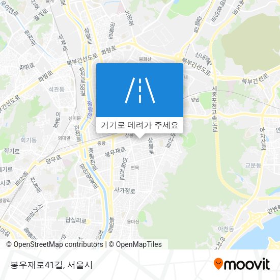 봉우재로41길 지도