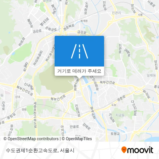 수도권제1순환고속도로 지도