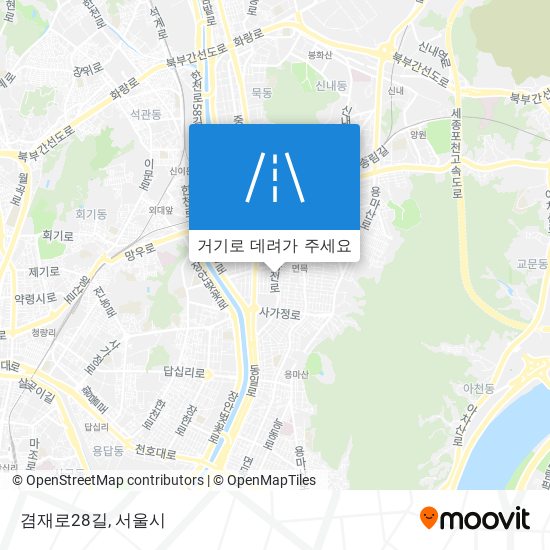 겸재로28길 지도