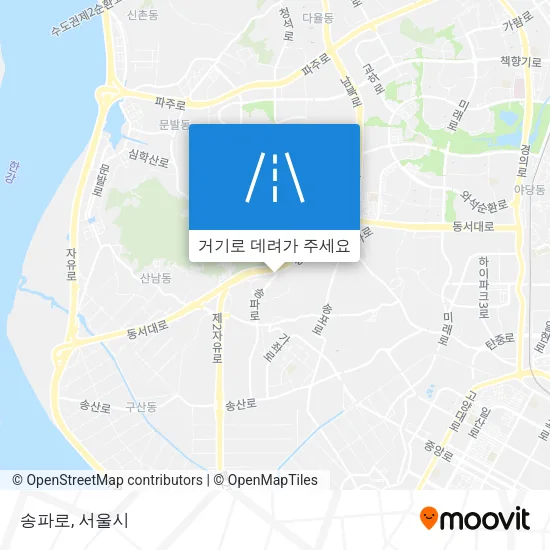 송파로 지도