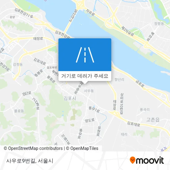 사우로9번길 지도