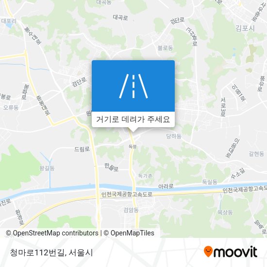 청마로112번길 지도