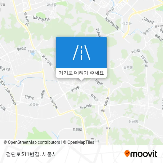 검단로511번길 지도
