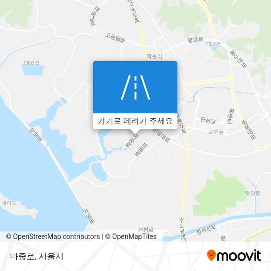 마중로 지도