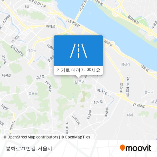 봉화로21번길 지도