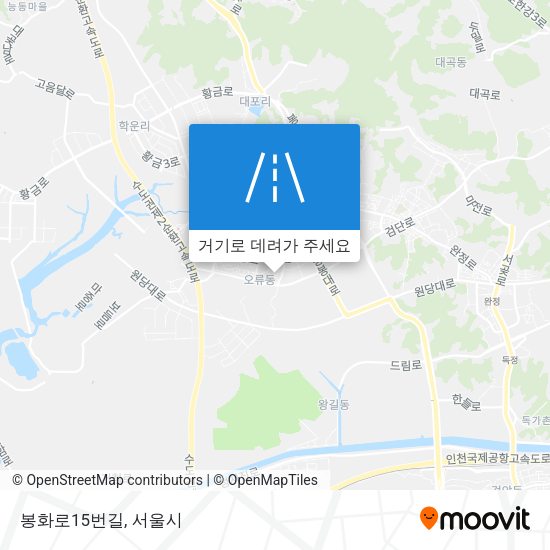 봉화로15번길 지도