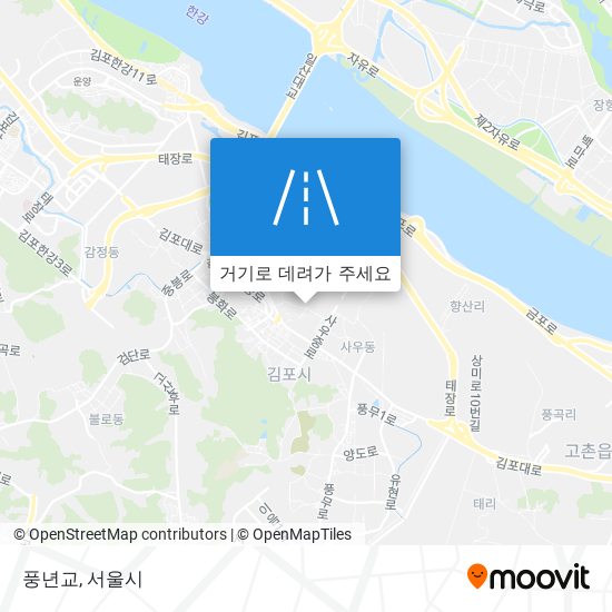 풍년교 지도