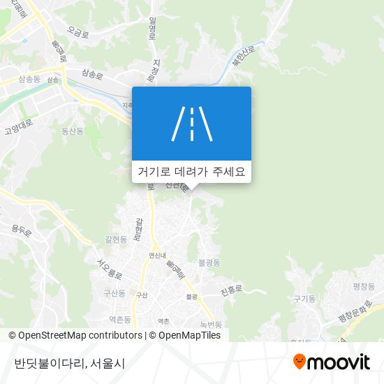 반딧불이다리 지도