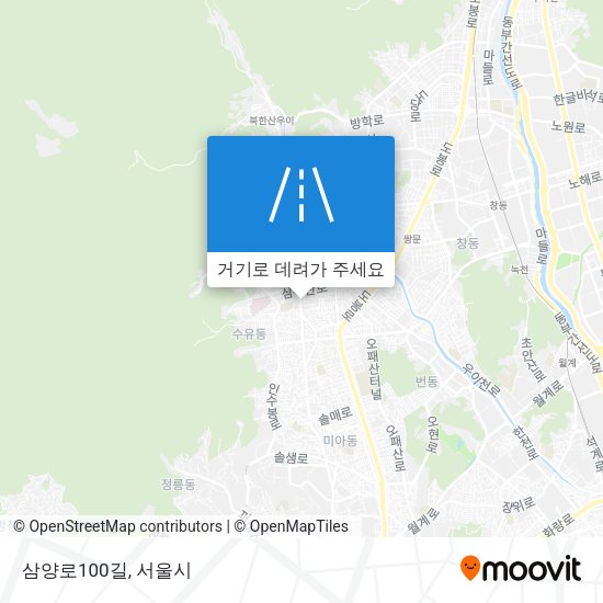 삼양로100길 지도