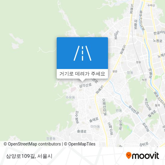 삼양로109길 지도