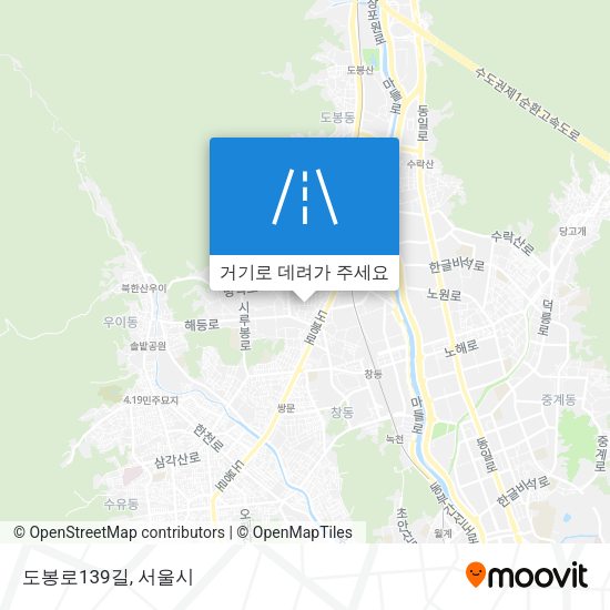 도봉로139길 지도