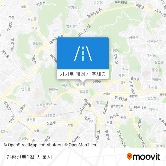 인왕산로1길 지도