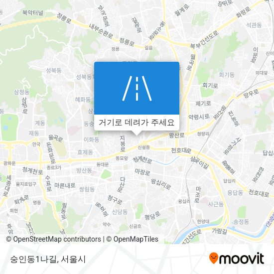 숭인동1나길 지도
