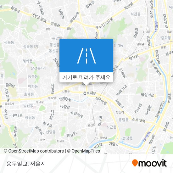 용두일교 지도