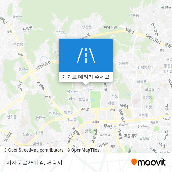자하문로28가길 지도
