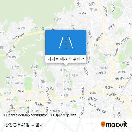 창경궁로43길 지도