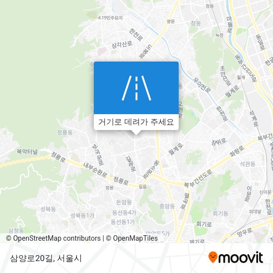 삼양로20길 지도