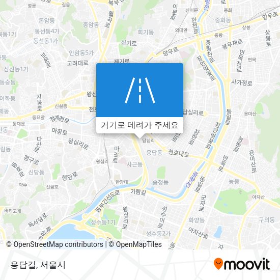 용답길 지도