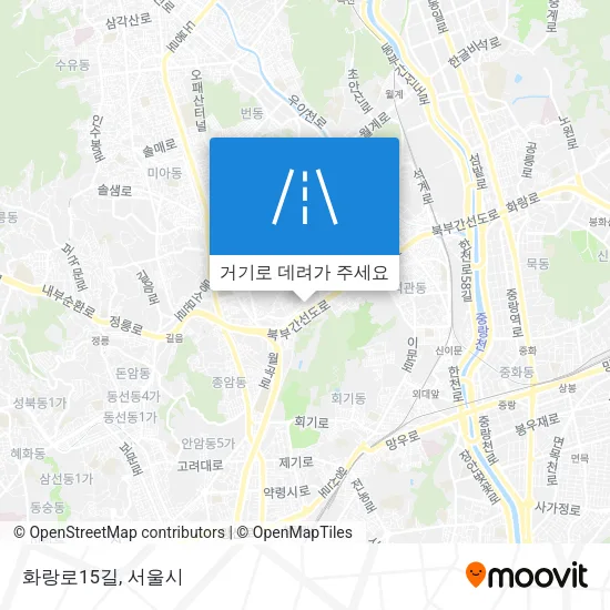 화랑로15길 지도