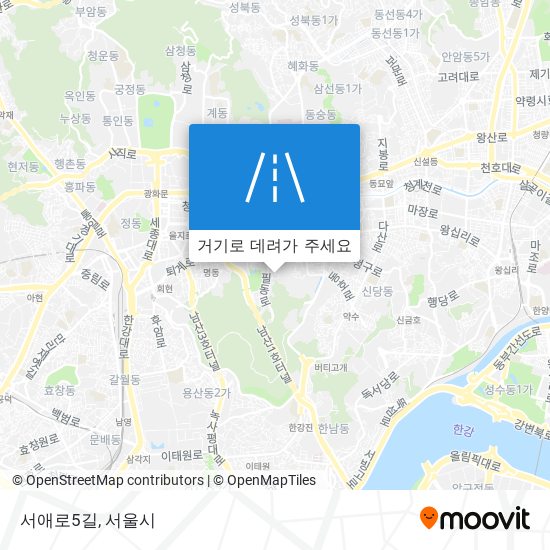 서애로5길 지도