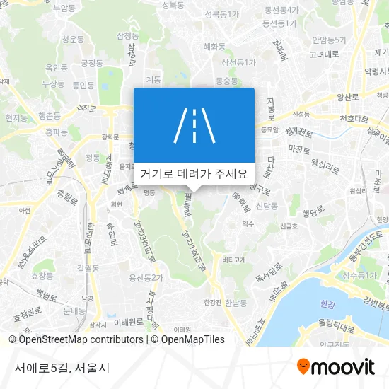 서애로5길 지도