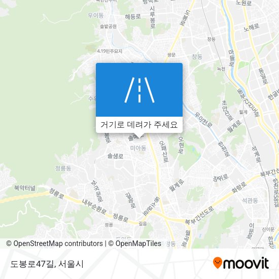 도봉로47길 지도