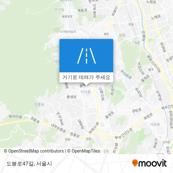 도봉로47길 지도