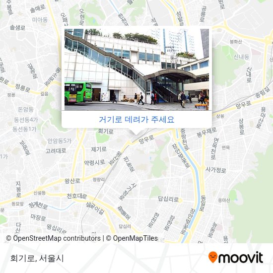 회기로 지도
