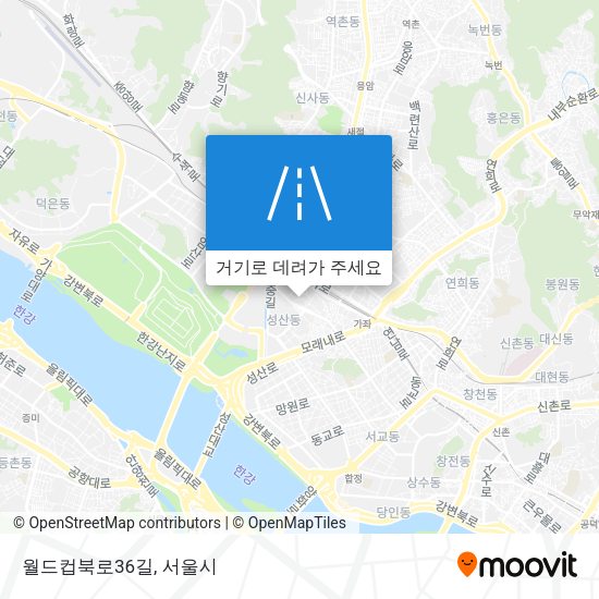 월드컵북로36길 지도