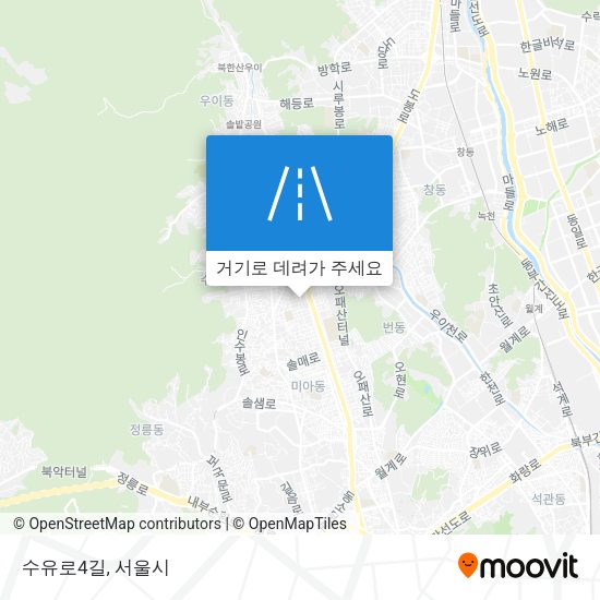 수유로4길 지도