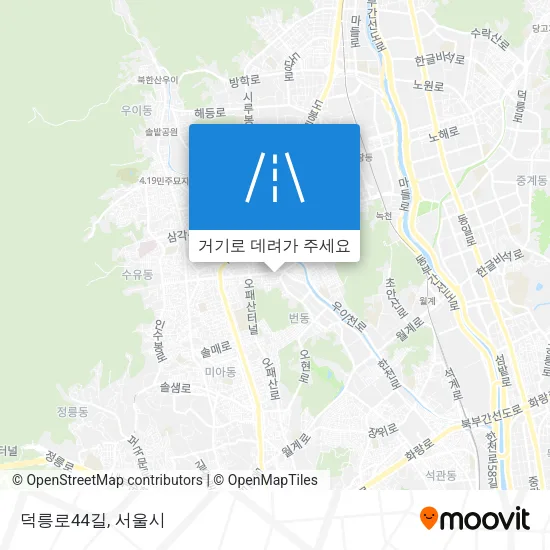 덕릉로44길 지도