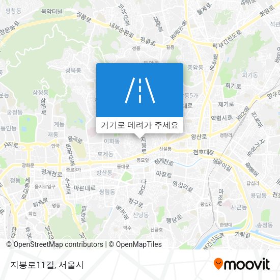 지봉로11길 지도
