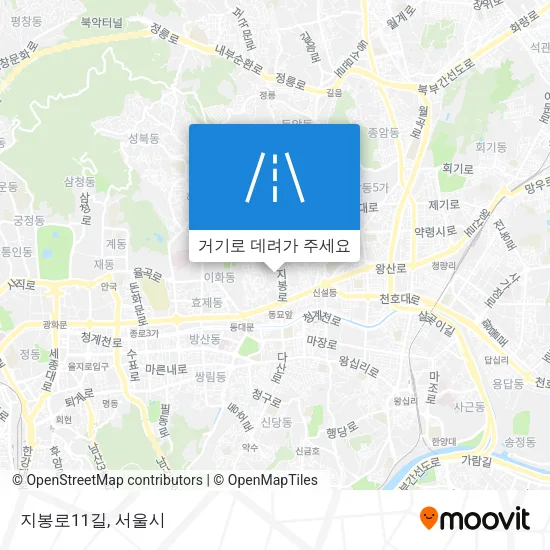 지봉로11길 지도