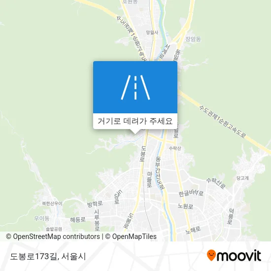 도봉로173길 지도