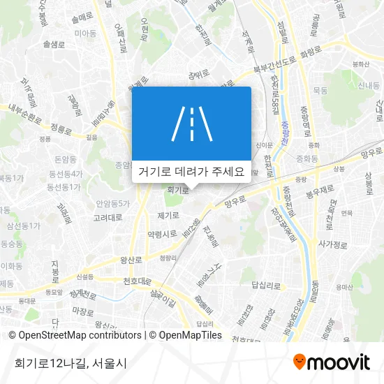 회기로12나길 지도