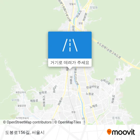 도봉로156길 지도